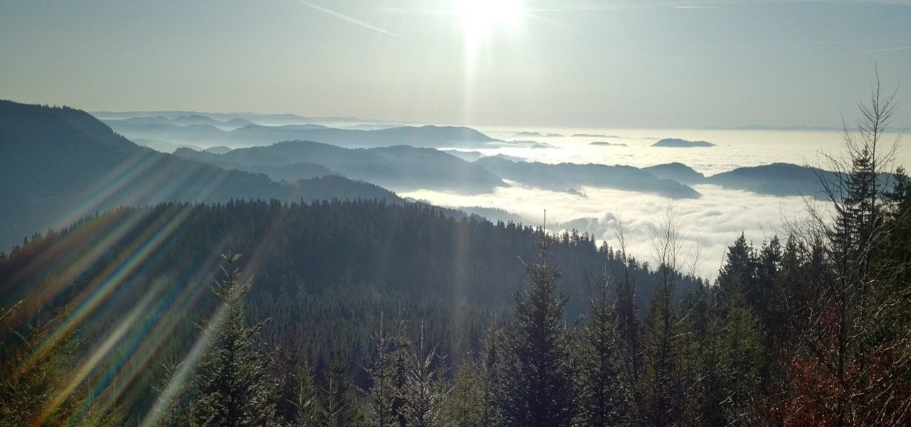 Breathtaking view from B500 on the Black Forest